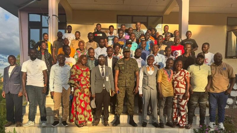 Irumu : le Colonel Siro Nsimba appelle la jeunesse à briser le cycle de la toxicomanie et des conflits frontaliers