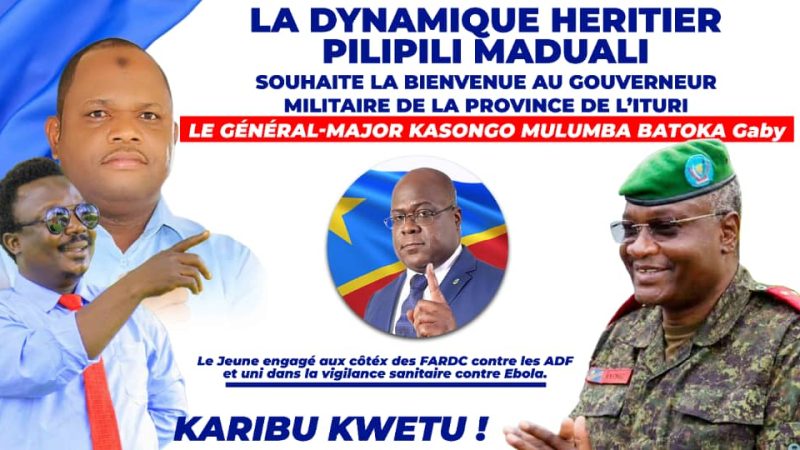 Ituri : le Gouverneur militaire à Mambasa avant son déplacement ce mercredi à Nia-Nia, la DHPM mobilisée